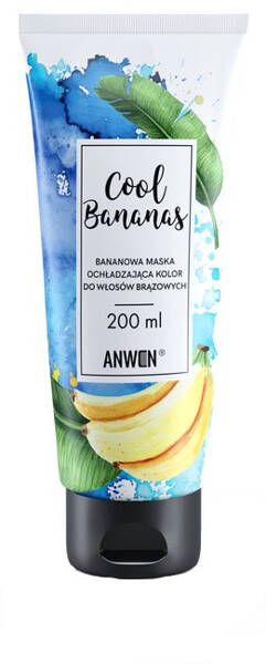 Anwen Maska Cool Bananas Do Włosów Brązowych 200m