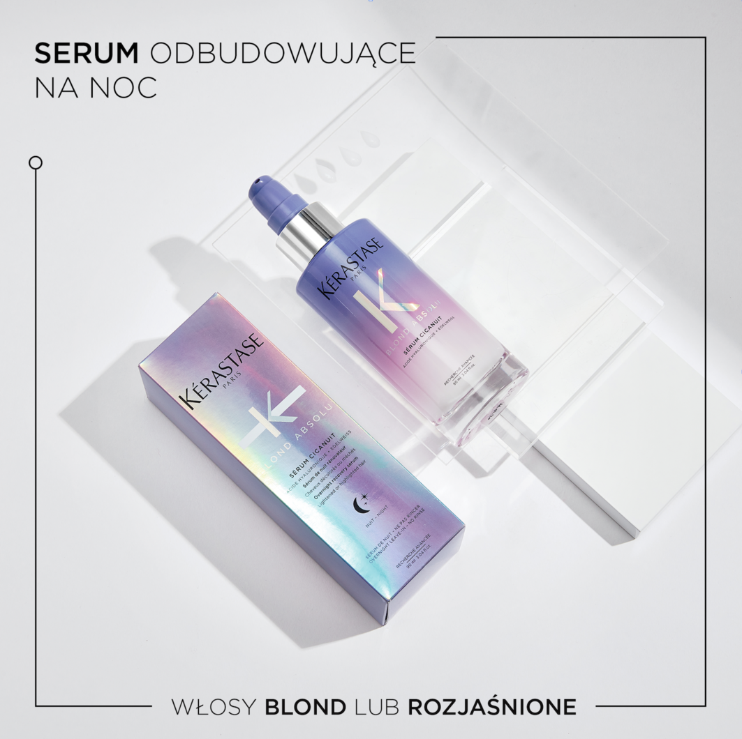 Kérastase Blond Absolu Sérum Cicanuit odbudowujące serum na noc z kwasem hialuronowym 90ml