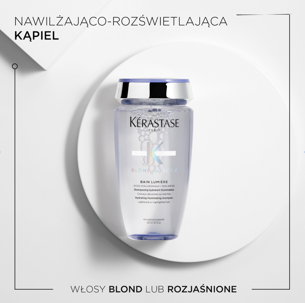 Kérastase Blond Absolu Lumière nawilżająco-rozświetlająca kąpiel do włosów blond 250ml