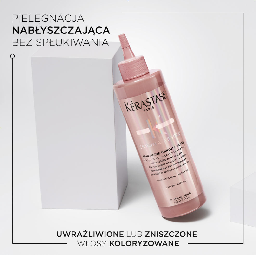 Kérastase Chroma Absolu Soin Acide Gloss regenerująca kwasowa pielęgnacja nabłyszczająca włosy koloryzowane 210ml