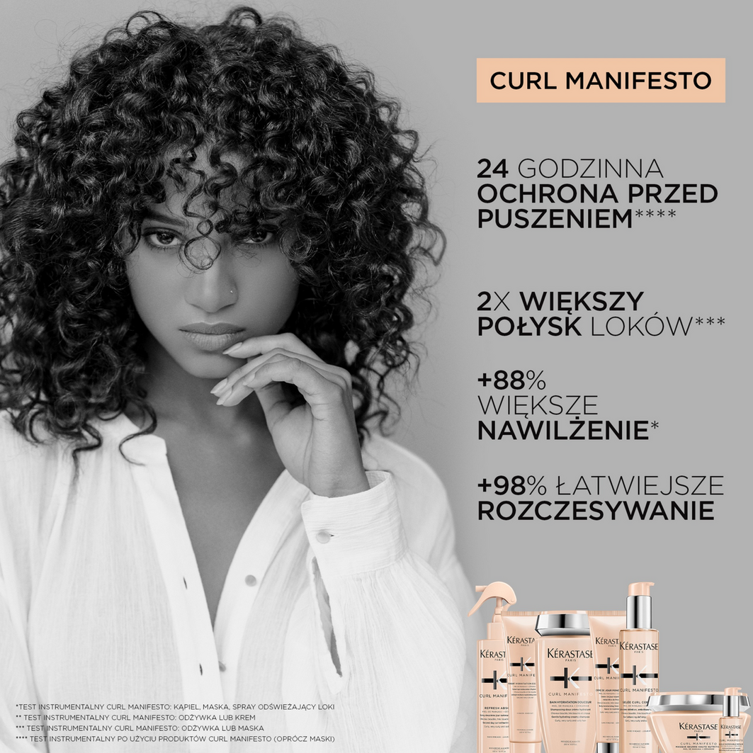 Kérastase Curl Manifesto | odżywcza maska do włosów kręconych i falowanych 200ml