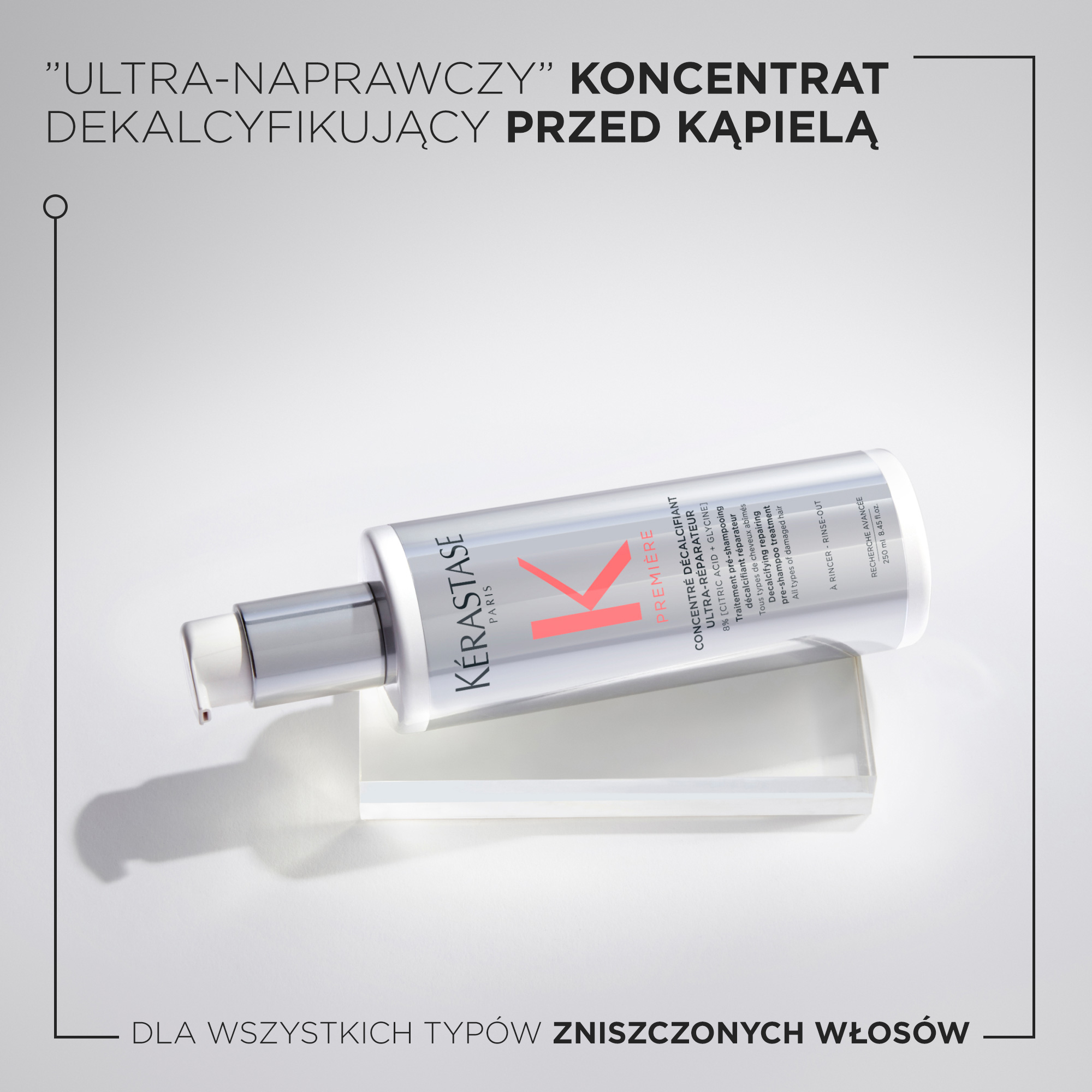 Kérastase Première ultra-naprawczy koncentrat dekalcyfikujący przed kąpielą do włosów zniszczonych 250ml