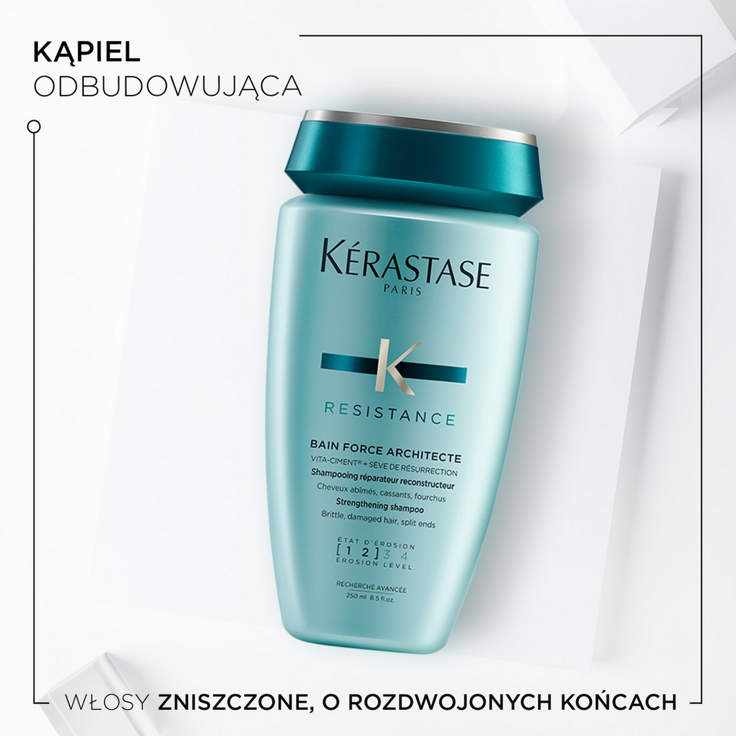 Kérastase Resistance Architecte regenerująco-odbudowująca kąpiel do włosów zniszczonych i osłabionych 250ml