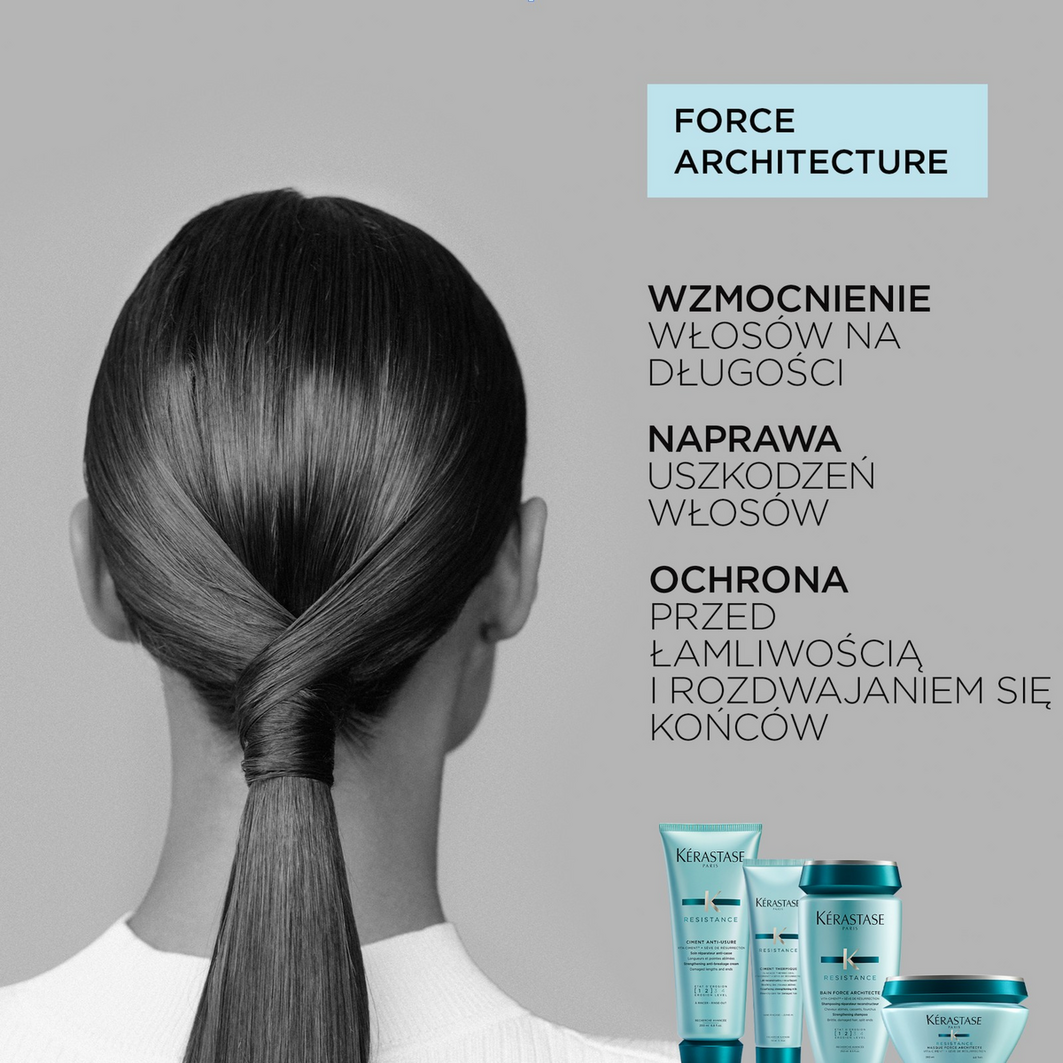 Kérastase Resistance Architecte regenerująco-odbudowująca kąpiel do włosów zniszczonych i osłabionych 250ml