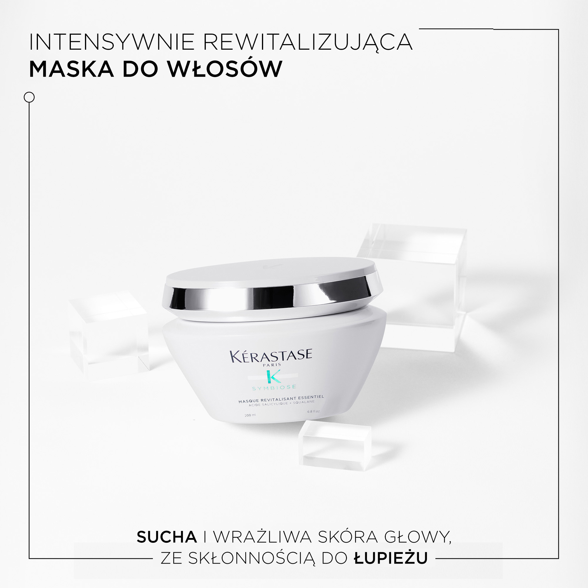Kérastase Symbiose Masque Revitalisant Essentiel rewitalizująca maska do włosów zniszczonych ze skłonnością do łupieżu 200ml