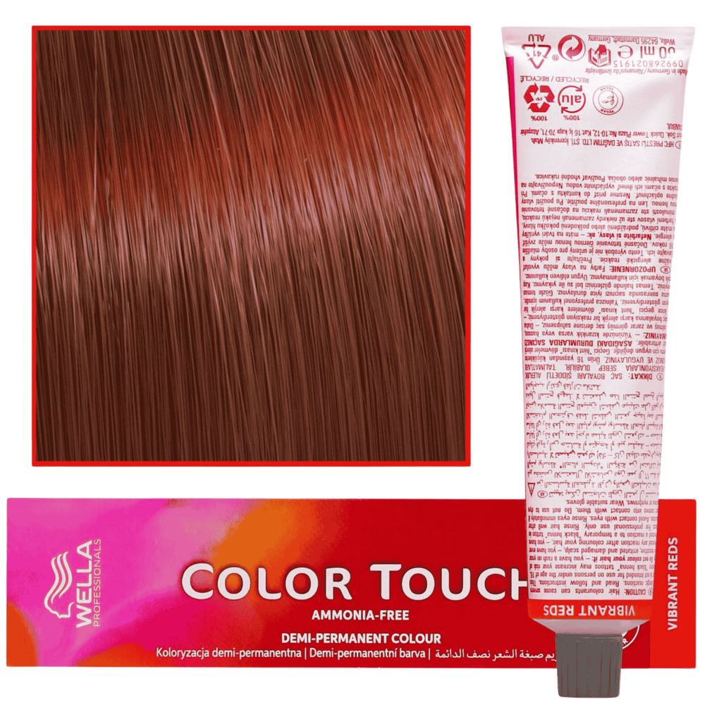 Wella Color Touch 7/4 farba krem koloryzująca do włosów blond miedziany ciepły 60ml