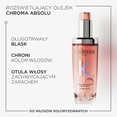 Kérastase Chroma Absolu L'huile Chroma Éclat olejek nabłyszczający do włosów farbowanych 75 ml