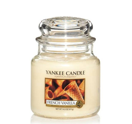 Yankee Candle Small Jar French Vanilla świeczka zapachowa 104g