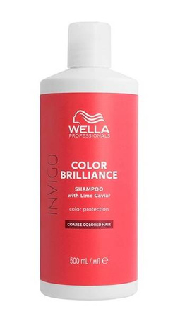 Wella Invigo Color Brilliance szampon do włosów grubych ochrona koloru i połysk 500ml