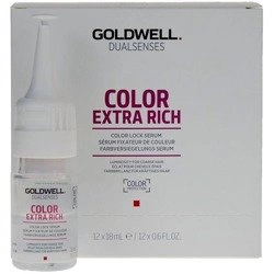 Goldwell Dualsenses Color Extra Rich Lock serum w ampułkach do włosów farbowanych utrwalenie koloru 12 x 18 ml