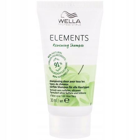 Wella Elements Renewing szampon naturalny do włosów odnawiający bez silikonów 30ml