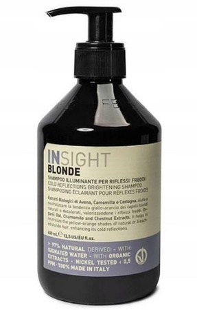 Insight Blonde Cold Reflections Szampon do blond włosów 400ml