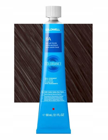 Goldwell Colorance farba do włosów 6-A 22 ciemny blond popielaty chłodna neutralizacja tonów 60 ml