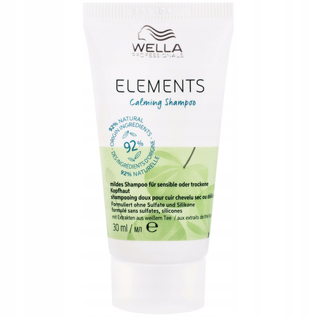Wella Elements Calming szampon do włosów łagodzący wrażliwą skórę głowy 30ml