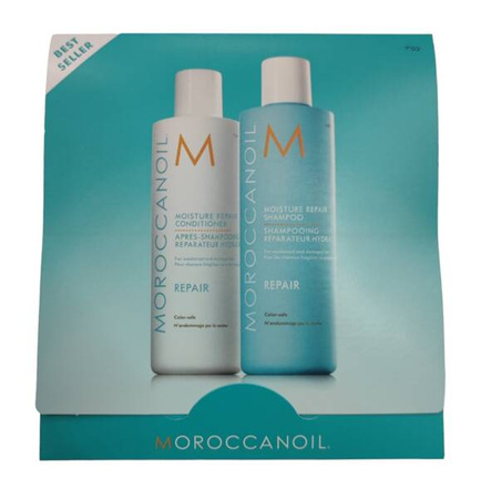 Moroccanoil Moisture Repair Szampon Odżywka 2x10ml