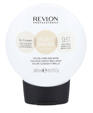 Revlon Nutri Color maska do włosów cienkich 931 - jasny beżowy 240ml