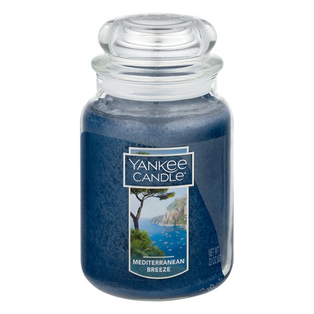 Yankee Candle Large Jar Mediterranean Breeze duża świeca zapachowa morska bryza śródziemnomorska 623g