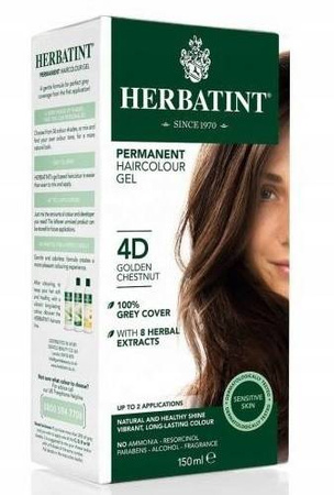 Herbatint Farba 4D złoty kasztan 150ml