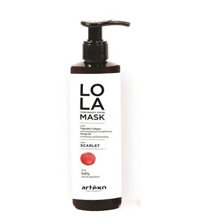 Artego LOLA Your Beauty Color Mask Scarlet maska koloryzująca szkarłatna do włosów farbowanych, 200 ml