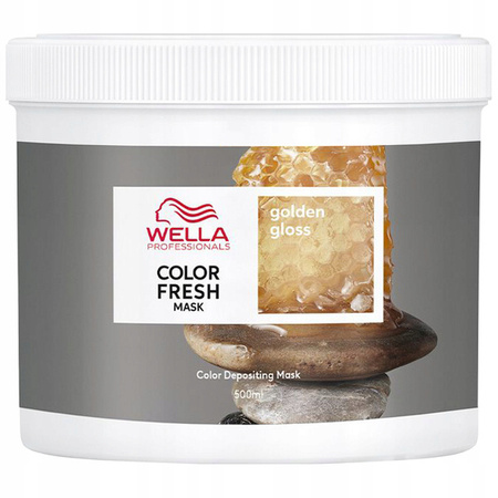 Wella Color Fresh Golden Gloss maska do włosów złotych rozświetlenie i blask 500ml