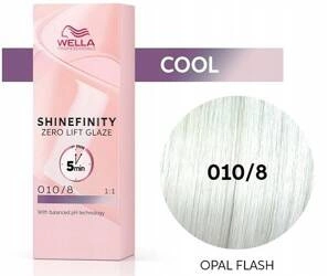 Wella Shinefinity 010/8 półtrwała farba do włosów średni blond perłowy 60ml