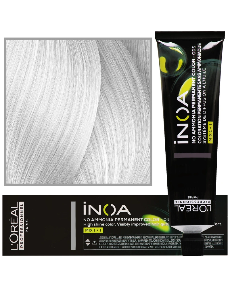 Loreal Inoa CLEAR farba bez amoniaku do włosów 60ml - transparentna