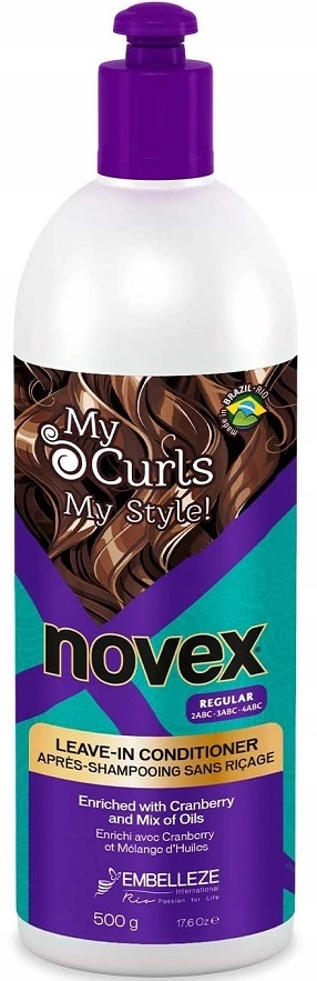 Novex My Curls Regular Leave-In Odżywka do włosów kręconych 500ml