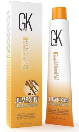 Global Keratin GKHair Farba do włosów 8.0 intensywny jasny blond pełne krycie koloru 100ml