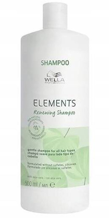 Wella Elements Renewing szampon odnawiający do włosów bez silikonów regeneracja 500ml