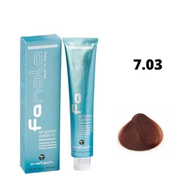 Fanola farba do włosów 7.03 blond złocisto-naturalny, ciepły świetlisty efekt, 100 ml