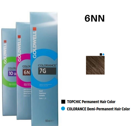 Goldwell Colorance farba do włosów 6-NN GREY+ ciemny blond intensywny naturalny do siwizny 60 ml