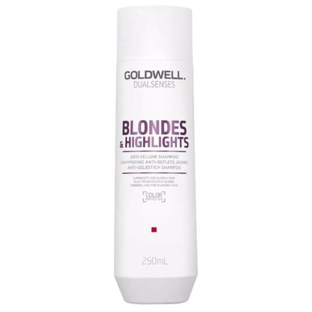 Goldwell Blondes Highlights szampon do włosów blond neutralizujący żółte tony i wzmacniający kolor 250 ml