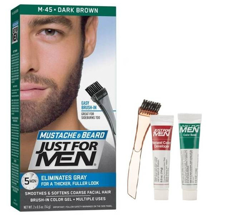 Just For Men Color Gel Farba do włosów ciemny brąz/czarny M45 28g