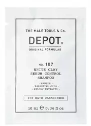 Depot NO. 107 WhiteClay SebumControl Szampon z białą glinką 10ml