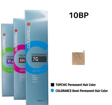 Goldwell Colorance farba do włosów 10-BP jasny blond beżowo-perłowy elegancki chłodny efekt 60 ml