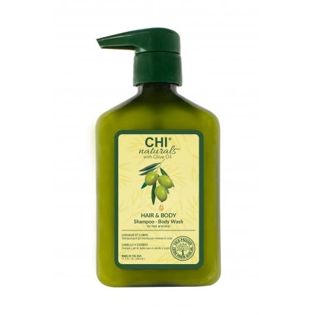 CHI Naturals Hair & Body Shampoo Wash 340ml