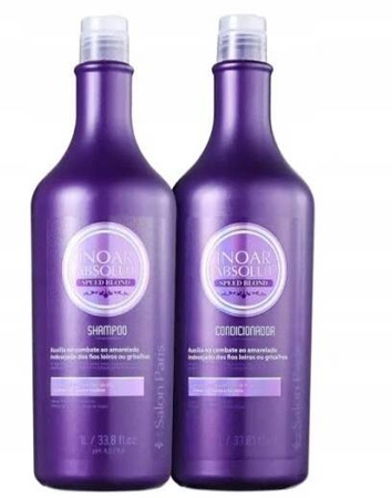 INOAR DUO Speed Blond szampon 1000ml + odżywka 1000ml