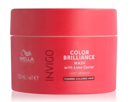 Wella Invigo Color Brilliance maska do włosów grubych intensywna ochrona koloru i połysk 150ml