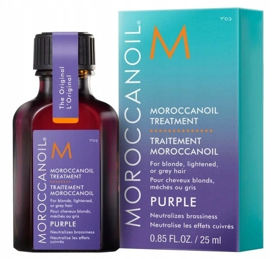 Moroccanoil Treatment Purple Oil Olejek wzbogacony o tonujące fioletowe pigmenty 25ml