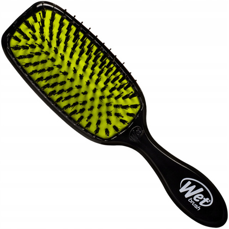 Wet Brush Shine Enhancer szczotka do włosów nabłyszczająca z włosiem dzika wygładzenie i połysk czarna