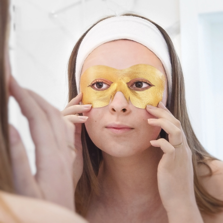 Clarena Golden Eye Mask Botox-like maska 1szt