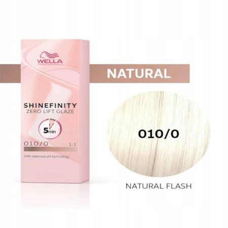 Wella Shinefinity 60ml 010/0 - przezroczysty