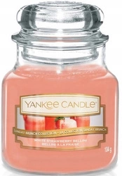 Yankee Candle Small Jar White Strawberry Bell 104g