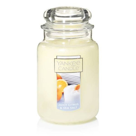 Yankee Candle Large Jar Juicy Citrus Sea Salt duża świeca zapachowa cytrusy z nutą soli morskiej 623g