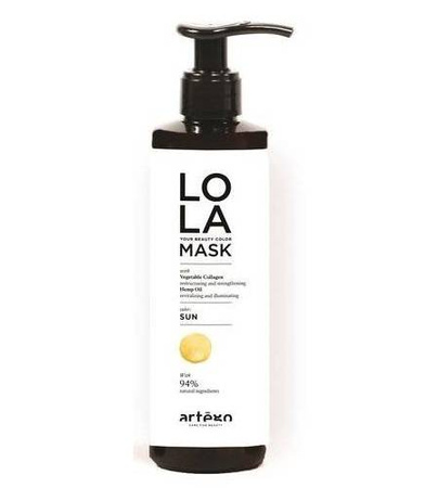 Artego LOLA Your Beauty Color Mask Sun maska koloryzująca słoneczna do włosów blond, 200 ml