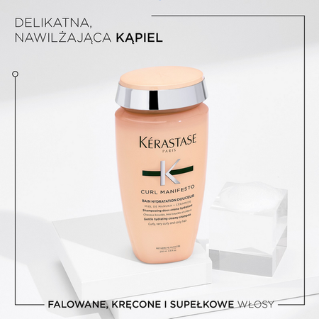 Kérastase Curl Manifesto | nawilżająca kąpiel do włosów kręconych i falowanych 250ml