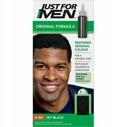 Just For Men farba do włosów dla mężczyzn Natural Jet Black H60 - naturalny głęboki czarny