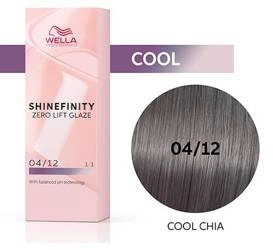 Wella Shinefinity 04/12 Matte Cool Chia półtrwała farba do włosów chłodny matowy brąz 60ml