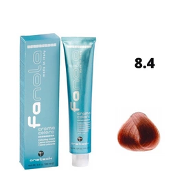 Fanola farba do włosów 100ml 8.4 - jasny blond miedziany