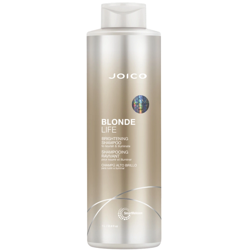 Joico Blonde Life Brightening Shampoo szampon do włosów blond rozświetlający delikatne oczyszczanie 1000 ml